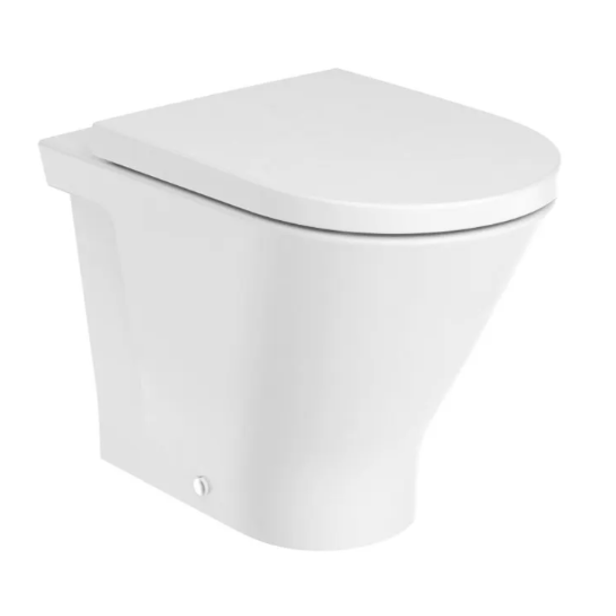 Roca Gap Round Rimless 貼牆座地廁配歐樂油壓板套裝 (A3470N7000+A801D12001) (不包含風琴喉)